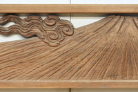 雄大で美しい富士の姿を描いた壮観な欄間 EZ2832 在庫1枚