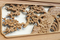 華やかに飾り立てられた梅竹の見応えある欄間 EZ2835ab 在庫(a:1 b:1)枚