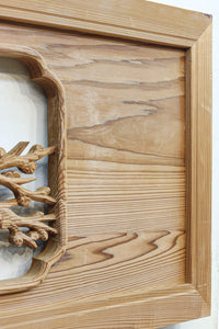 華やかに飾り立てられた梅竹の見応えある欄間 EZ2835ab 在庫(a:1 b:1)枚