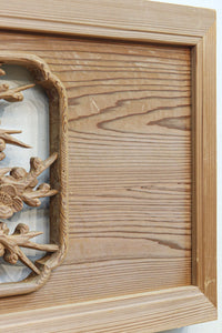 華やかに飾り立てられた梅竹の見応えある欄間 EZ2835ab 在庫(a:1 b:1)枚