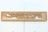 華やかに飾り立てられた梅竹の見応えある欄間 EZ2835ab 在庫(a:1 b:1)枚