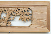 華やかに飾り立てられた梅竹の見応えある欄間 EZ2835ab 在庫(a:1 b:1)枚