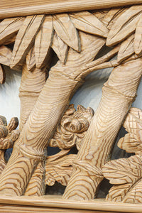 華やかに飾り立てられた梅竹の見応えある欄間 EZ2835ab 在庫(a:1 b:1)枚