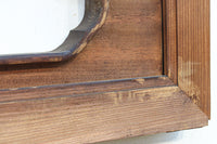 味わい深い木地の色彩に松竹梅を描く風情ある深彫彫刻欄間 EZ2836ab 在庫(a:1 b:1)枚