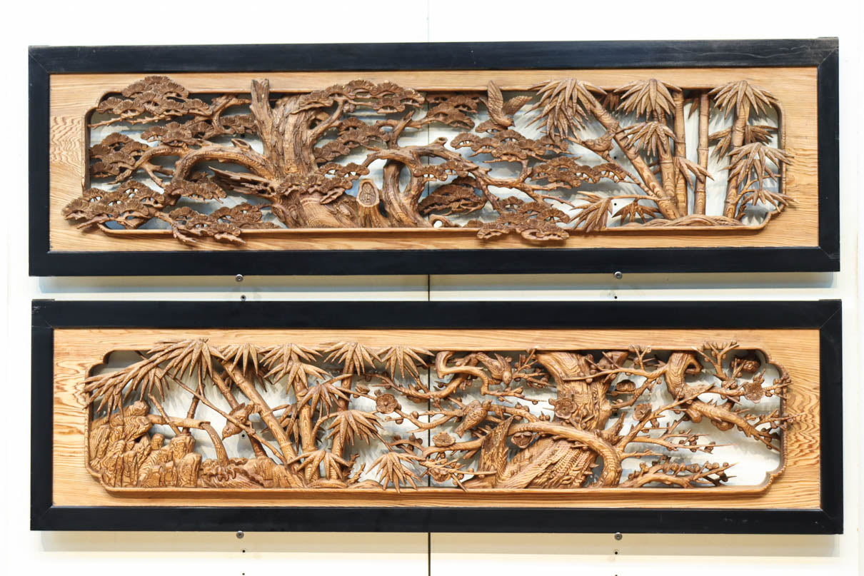 ★ラスト限定！　超絶細密技法！高級チーク無垢一本彫り 木彫『投網の男』 X'mas _特別！！ 超絶細密技法！高級チーク無垢一本彫り 木彫『投網の男』