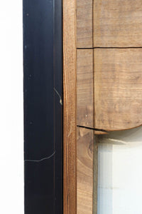 鴈(ガン)が戯れたり飛び立っていく姿を描いた仄々とした彫刻欄間 EZ2838ab 在庫2枚一組