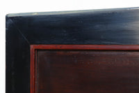 幅2125ミリ!!鯉が波間に顔を出す透かし絵で風情ある長尺漆欄間 EZ2839 在庫1枚