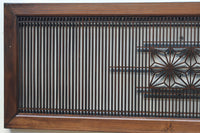 角麻組子で和の趣き溢れる縦繁欄間 EZ2845ab 在庫(a:1 b:1)枚