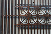 角麻組子で和の趣き溢れる縦繁欄間 EZ2845ab 在庫(a:1 b:1)枚