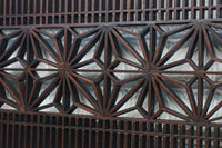 角麻組子で和の趣き溢れる縦繁欄間 EZ2845ab 在庫(a:1 b:1)枚