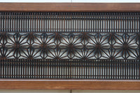 角麻組子で和の趣き溢れる縦繁欄間 EZ2845ab 在庫(a:1 b:1)枚