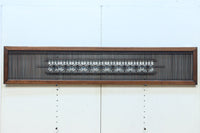 緻密な縦繁に桐模様組子が浮かぶ気品漂う欄間 EZ2846 在庫2枚