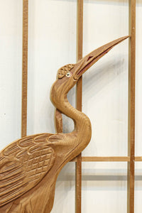 巨木の松と鶴の絵柄で風情ある欄間・書院セット EZ2848 在庫5枚一組