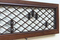 菱格子に組子を軽やかに散りばめた欄間 EZ2850 在庫1枚