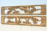 Carved ranma material EZ2857ab