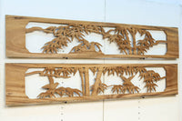 Carved ranma material EZ2857ab