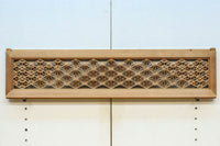 木地色のアレンジ組子装飾が映える小型欄間 EZ2860 在庫4枚