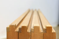 木地色のアレンジ組子装飾が映える小型欄間 EZ2860 在庫4枚