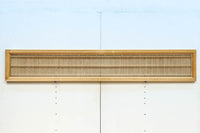 繊細な縦繁格子と美しい木地色が映える縦繁欄間 EZ2863 在庫1枚