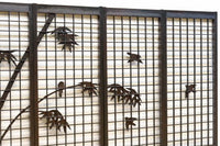 竹雀装飾を施した落ち着いた眺めの書院セット EZ2865 在庫4枚一組