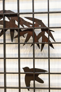 竹雀装飾を施した落ち着いた眺めの書院セット EZ2865 在庫4枚一組