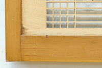 松と鶴の縁起の良い彫刻を描いた窓絵で華やいだ面持ちの彫刻欄間 EZ2868ab 在庫(a:1 b:1)枚