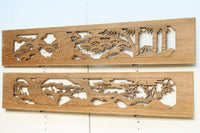 Carved ranma material EZ2882ab