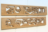 Carved ranma material EZ2882ab