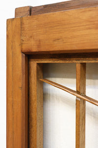 梅の木に鶯が羽を休める風景を描いた書院セット EZ2889 在庫2枚一組