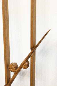 梅の木に鶯が羽を休める風景を描いた書院セット EZ2889 在庫2枚一組