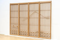 富士山を遠くに臨む静観な風景を描いた書院セット EZ2891 在庫4枚一組