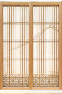 富士山を遠くに臨む静観な風景を描いた書院セット EZ2891 在庫4枚一組