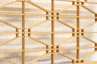 温かみある木地色の香図と蜀江の組子が美しい書院 EZ2893 在庫4枚