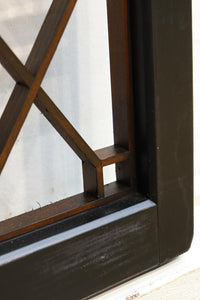 縦繁と幾何学模様のモダンなデザインをした書院 EZ2895 在庫4枚