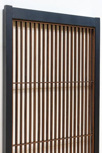 縦繁と幾何学模様のモダンなデザインをした書院 EZ2895 在庫4枚