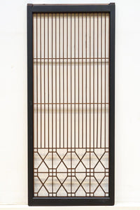 縦繁と幾何学模様のモダンなデザインをした書院 EZ2895 在庫4枚