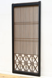 縦繁と幾何学模様のモダンなデザインをした書院 EZ2895 在庫4枚