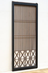 縦繁と幾何学模様のモダンなデザインをした書院 EZ2895 在庫4枚