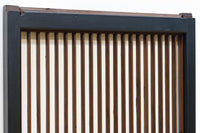 縦繁と幾何学模様のモダンなデザインをした書院 EZ2895 在庫4枚