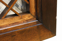 両端の組子細工と幾何学帯装飾で和モダンな面持ちの欄間 EZ2921 在庫1枚