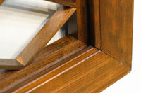 大きな幾何学装飾を備えて格調あるデザインの欄間 EZ2924 在庫1枚