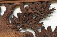 勇壮な鷹と松の絵柄が風格を感じさせる彫刻欄間 EZ2935ab 在庫(a:1 b:1)枚