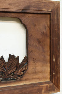 勇壮な鷹と松の絵柄が風格を感じさせる彫刻欄間 EZ2935ab 在庫(a:1 b:1)枚