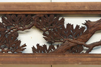 勇壮な鷹と松の絵柄が風格を感じさせる彫刻欄間 EZ2935ab 在庫(a:1 b:1)枚