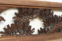 勇壮な鷹と松の絵柄が風格を感じさせる彫刻欄間 EZ2935ab 在庫(a:1 b:1)枚