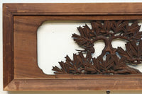 勇壮な鷹と松の絵柄が風格を感じさせる彫刻欄間 EZ2935ab 在庫(a:1 b:1)枚