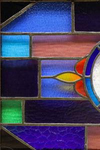 Small size stained glass hanging ornament EZ2977