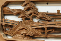 Deep-relief carved ranma EZ3161ab