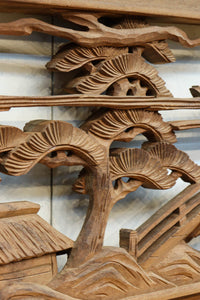 Deep-relief carved ranma EZ3161ab