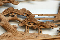 Deep-relief carved ranma EZ3161ab